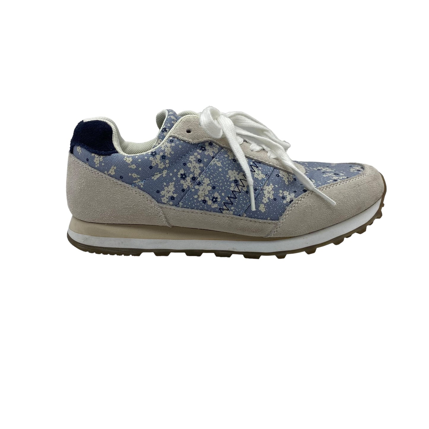 BLUE & WHITE SHOES SNEAKERS by FATFACE Size:7.5