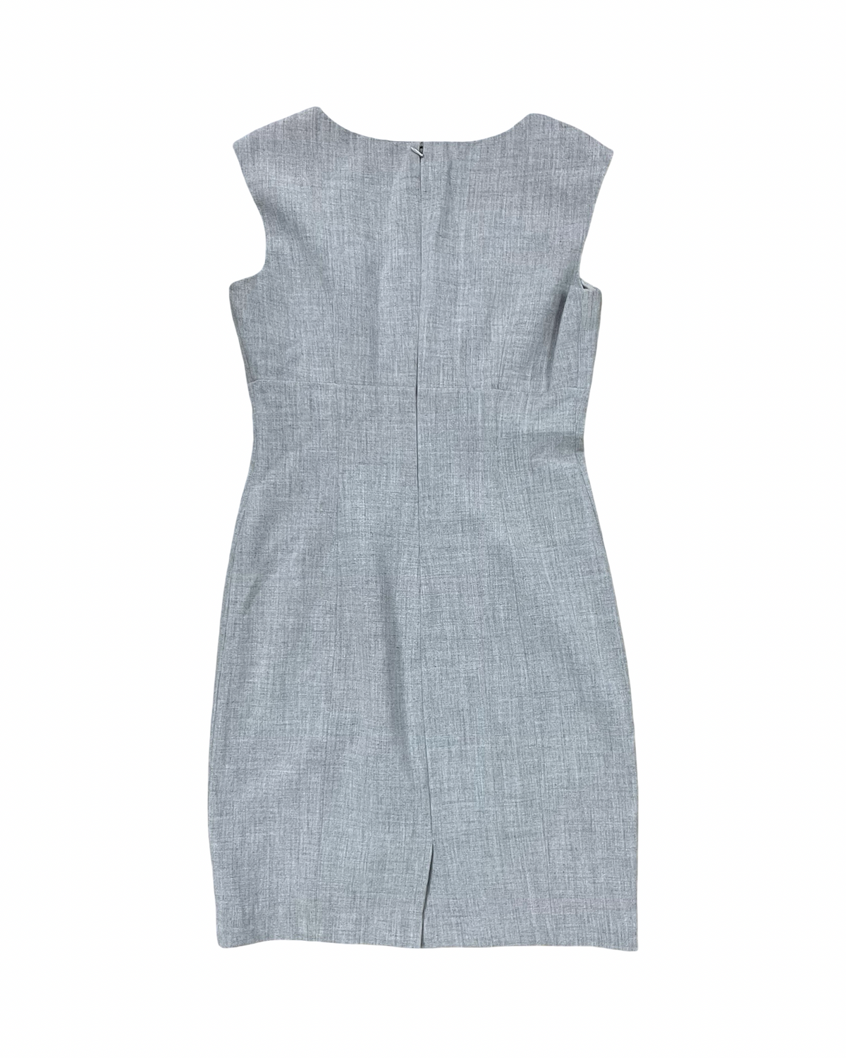 Dress Work By Calvin Klein In Grey, Size:6