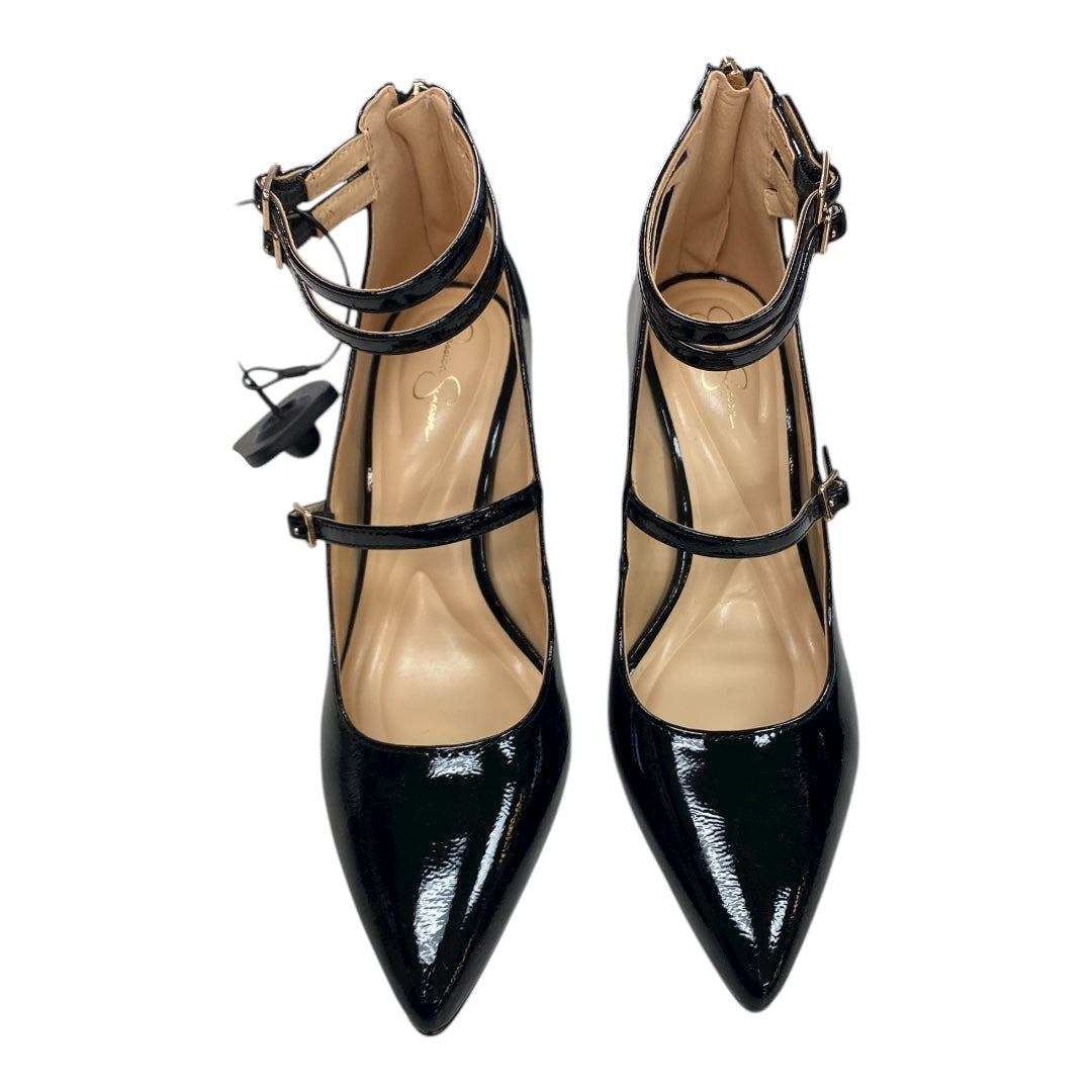 Shoes Heels Block By Jessica Simpson In Black, Size:7.5