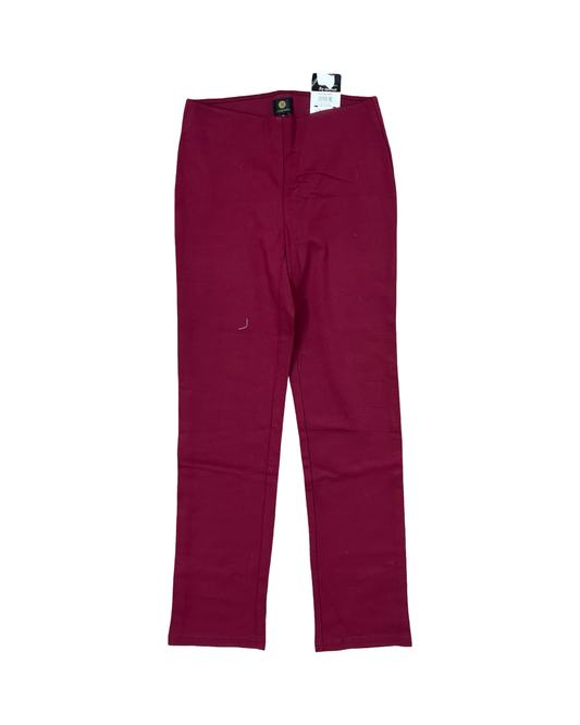 Pants Dress By Jm Collections In Maroon, Size:Xs