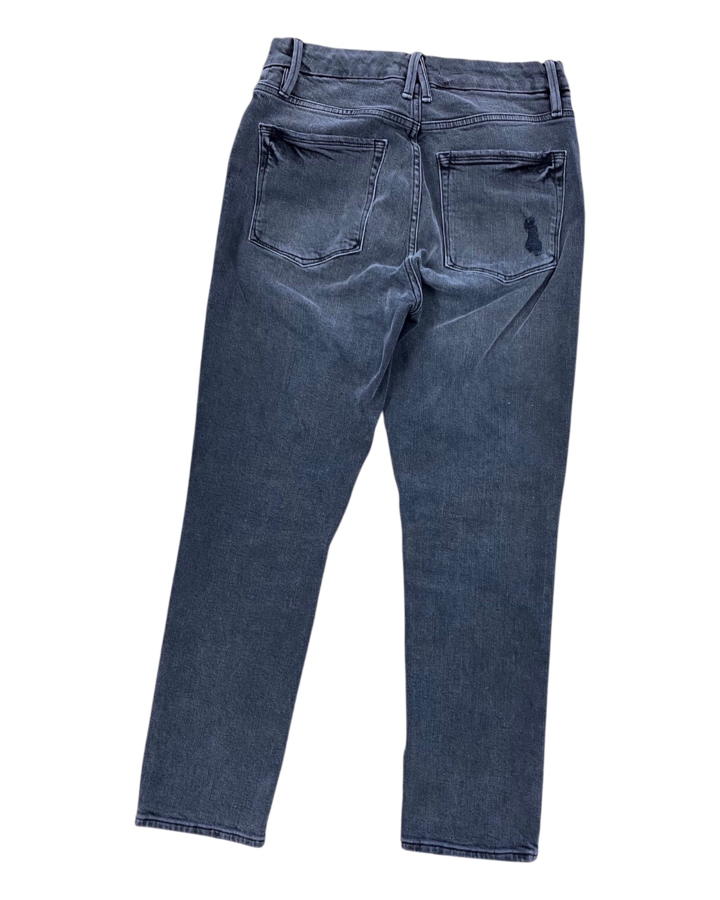 Jeans Straight By Good American In Black, Size:8