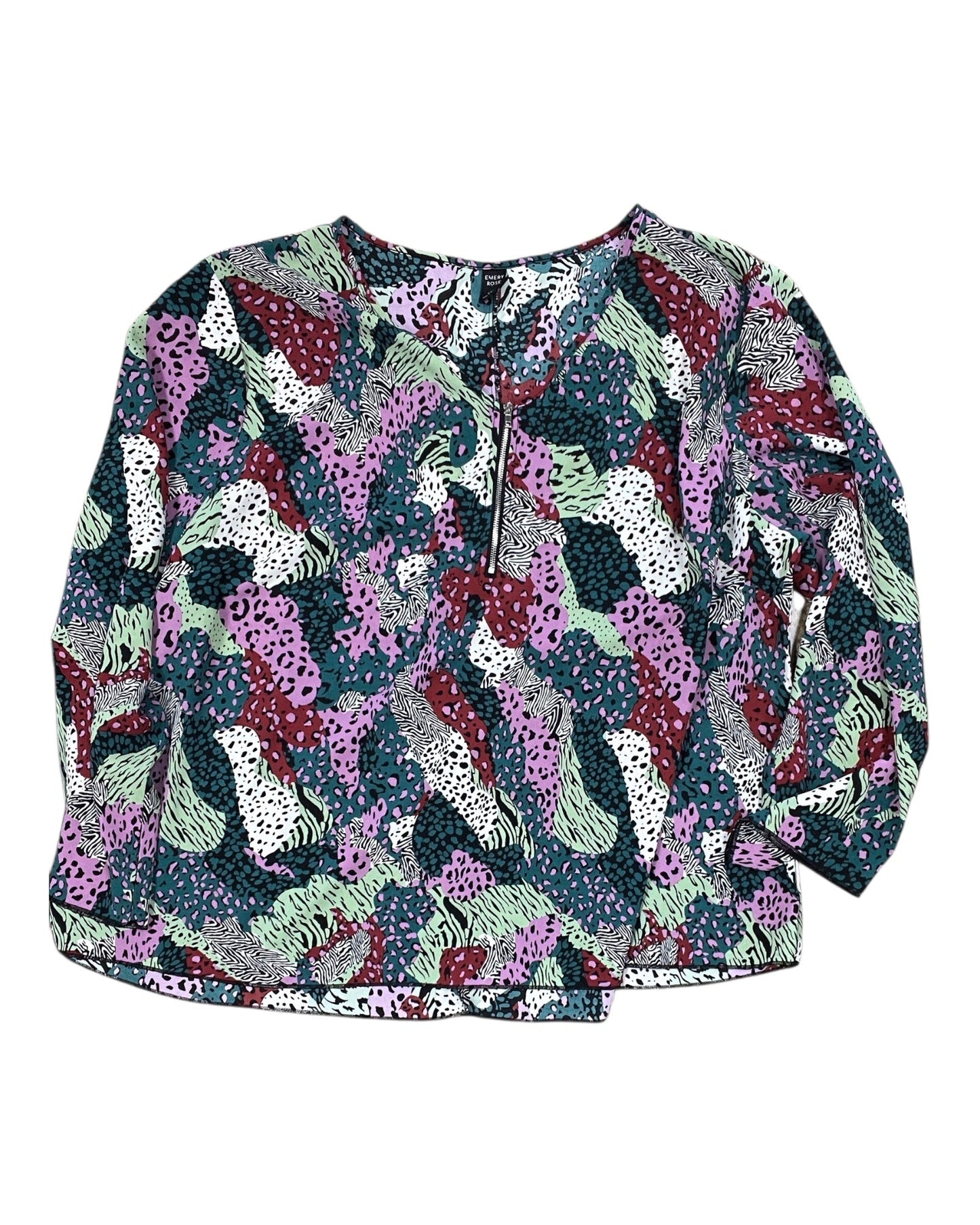 Top Ls By Emery Rose In Multi, Size:4X