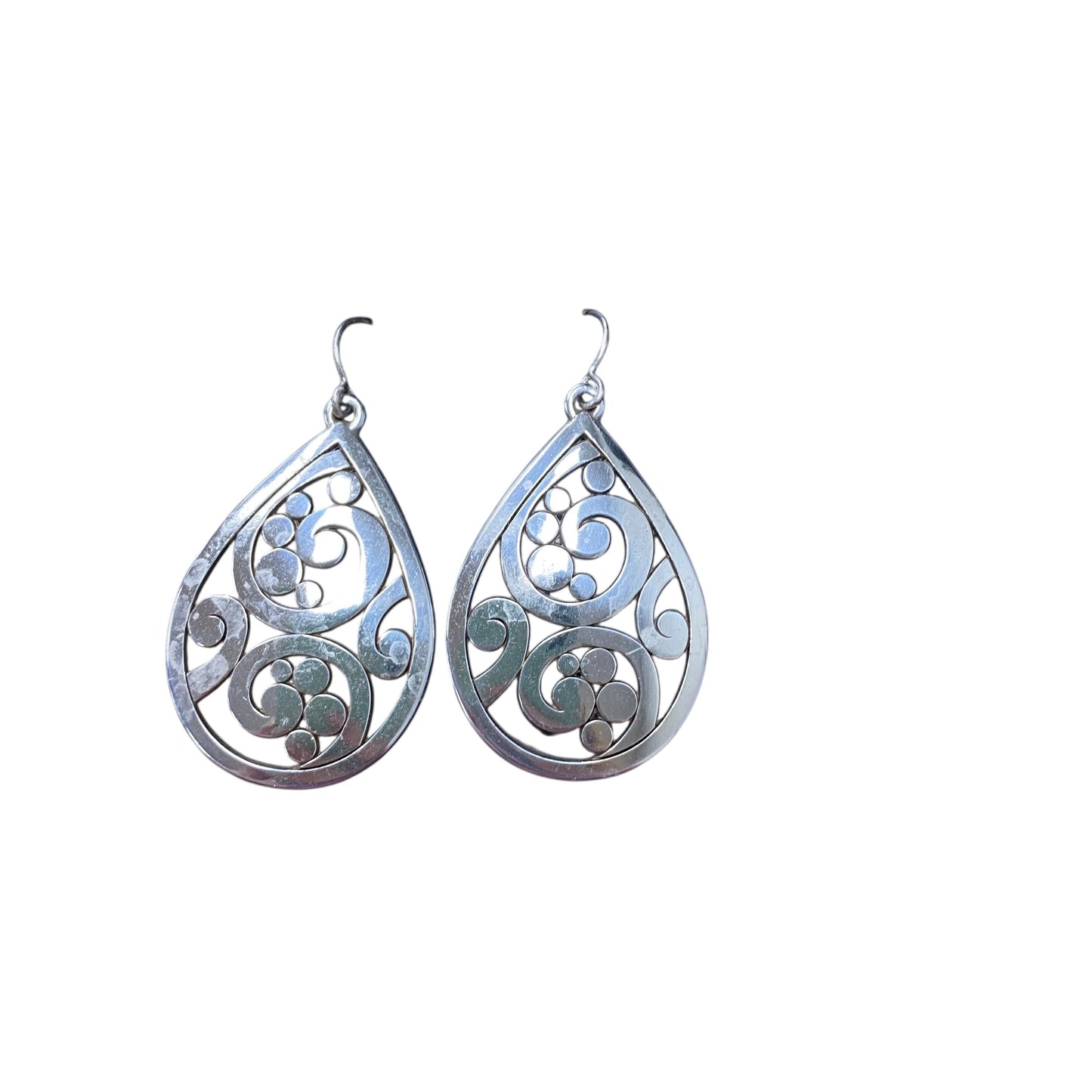 Earrings Designer By Brighton In Silver