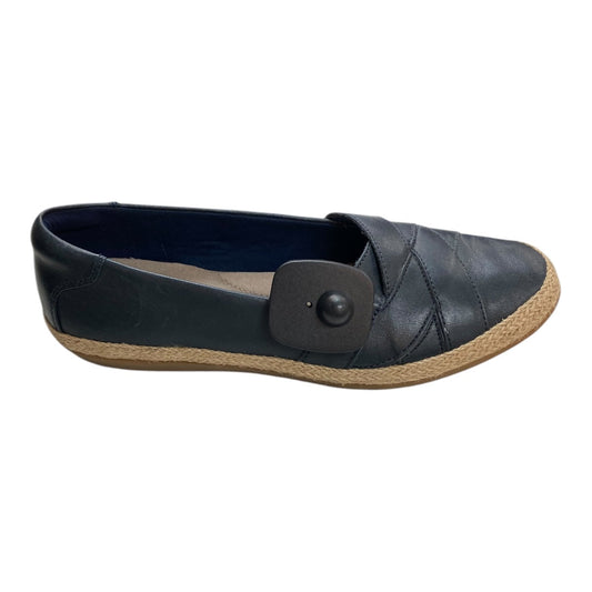 Shoes Flats By Clarks In Navy, Size:8.5