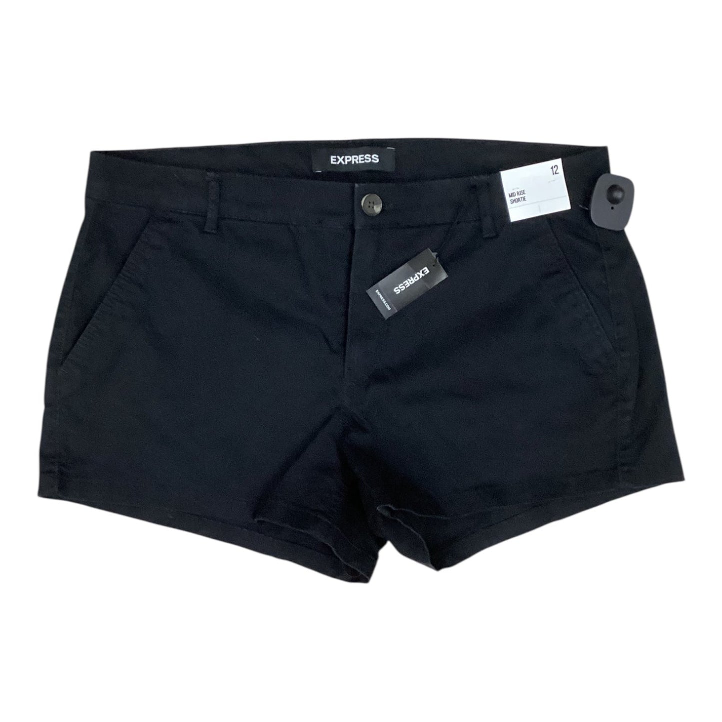 Shorts By Express In Black, Size:12