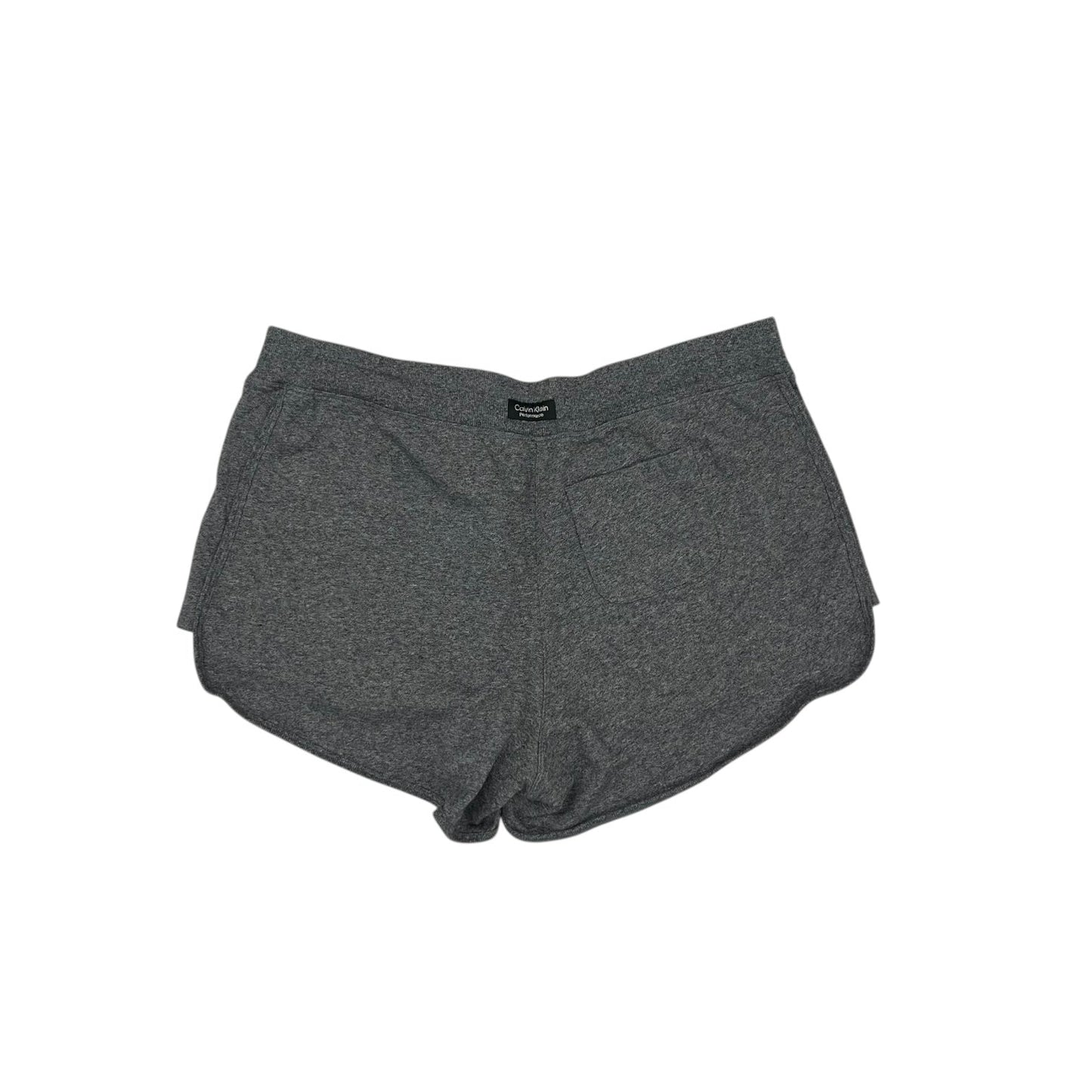Athletic Shorts By Calvin Klein Performance In Grey, Size:2X