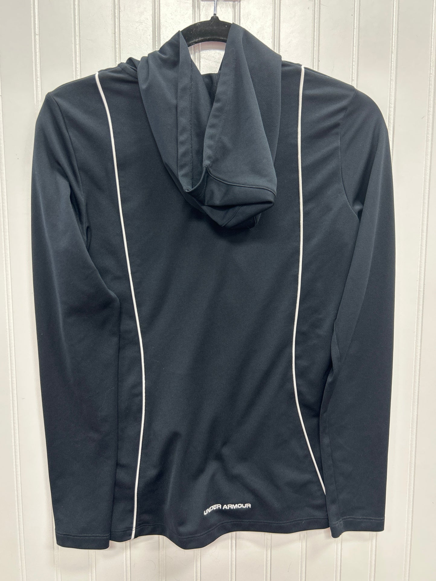 Athletic Top Ls Hoodie By Under Armour In Black, Size:S