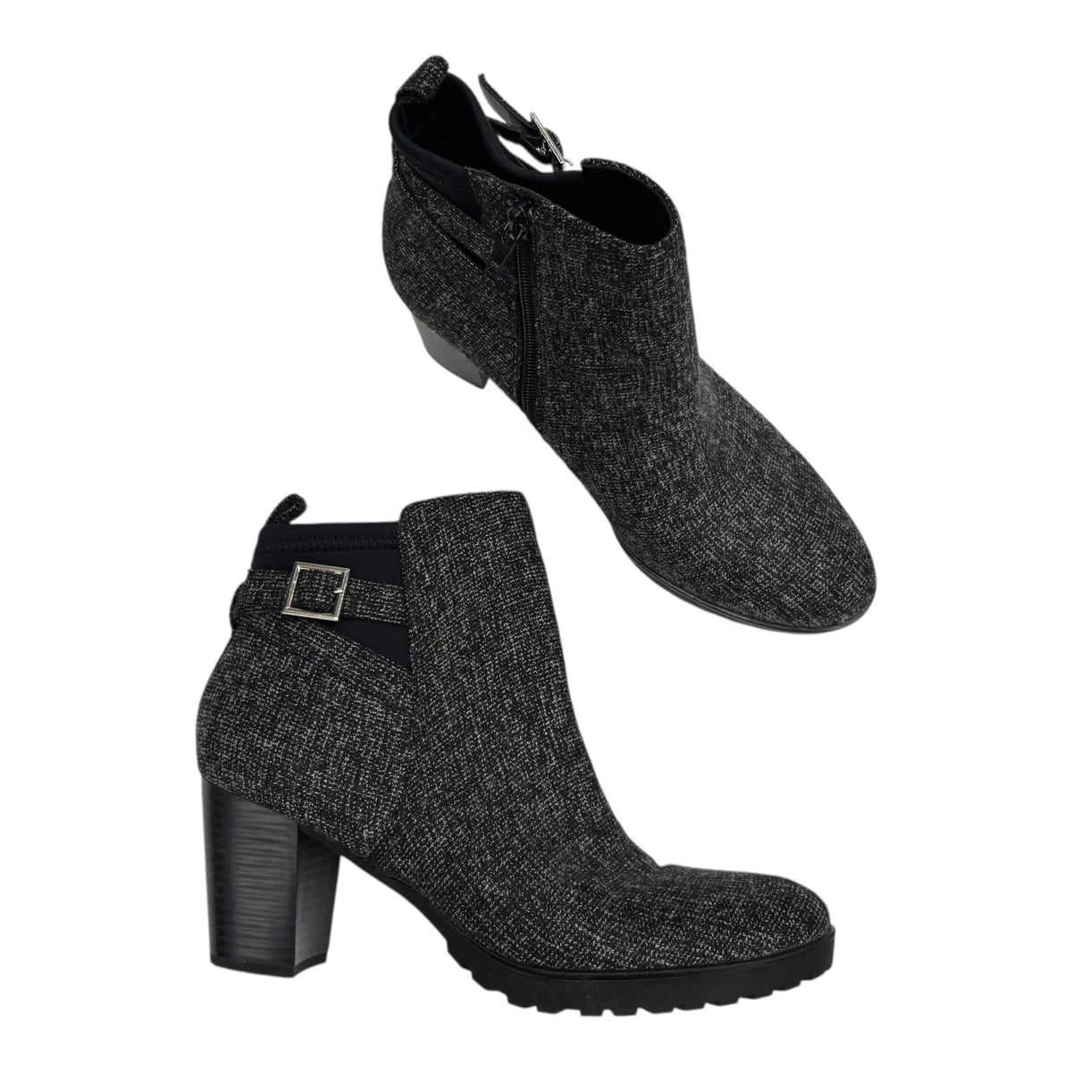 Boots Ankle Heels By Kelly And Katie In Black, Size:8.5
