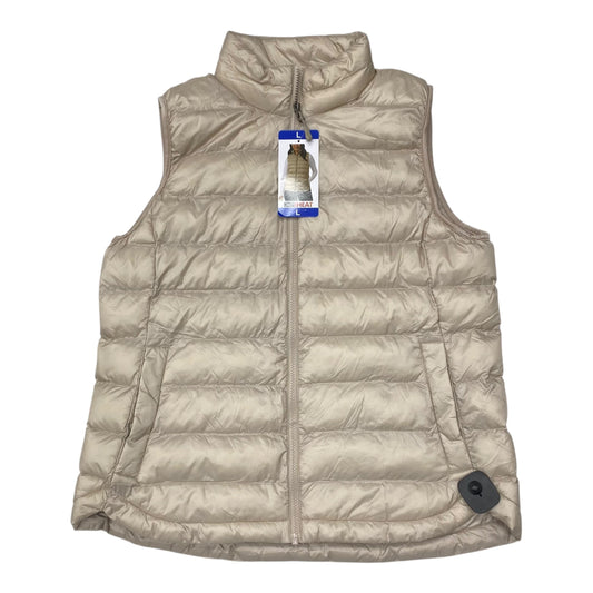 Vest Puffer & Quilted By 32 Degrees In Cream, Size:L