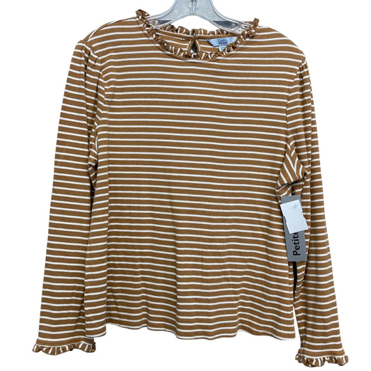 Top Ls By Croft And Barrow In Striped Pattern, Size:1X