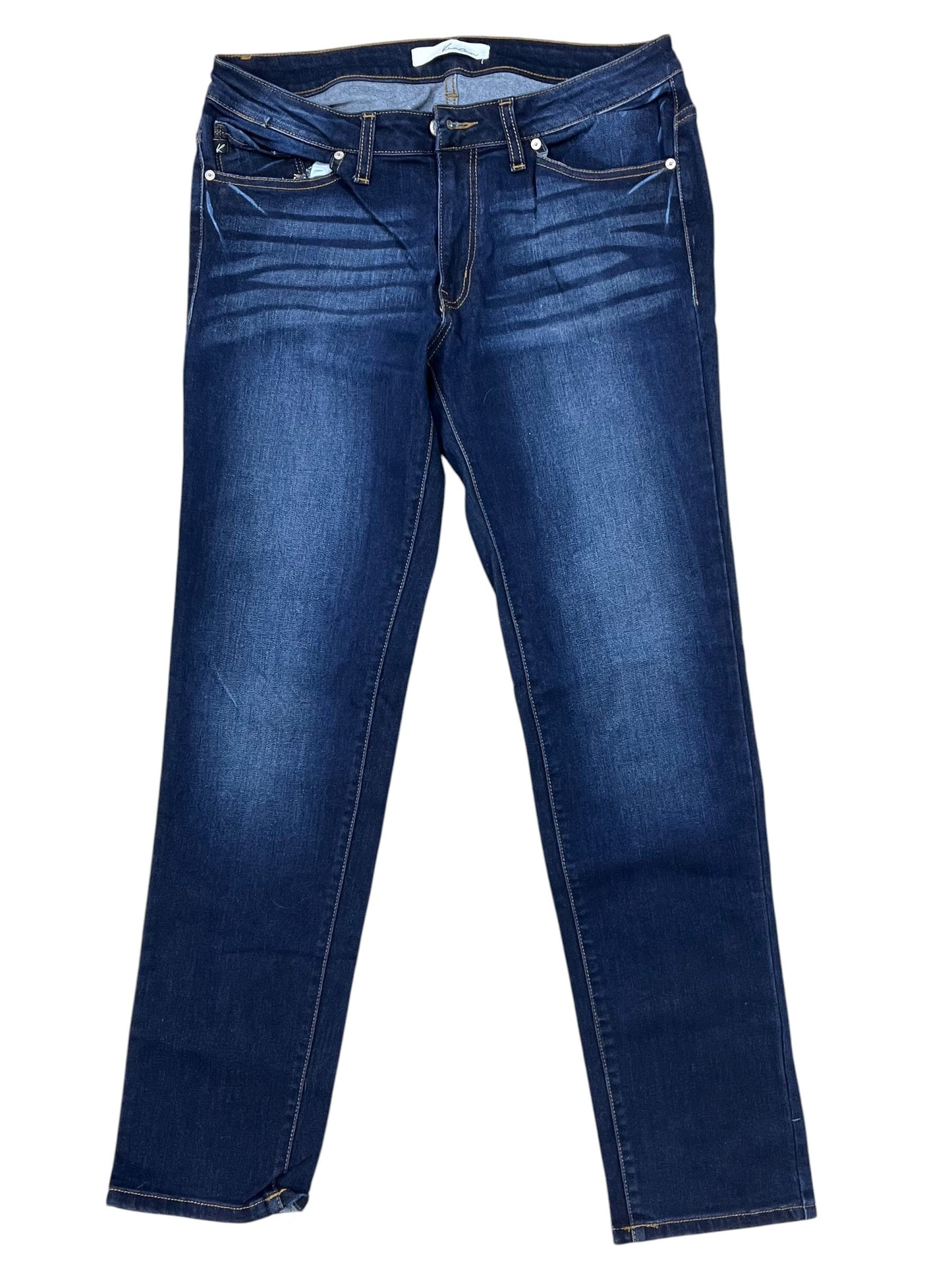 Jeans Boot Cut By Kancan In Blue Denim, Size:10