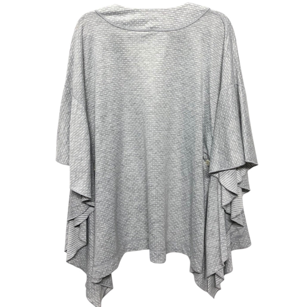 Cardigan By Cabi In Grey & White, Size:L