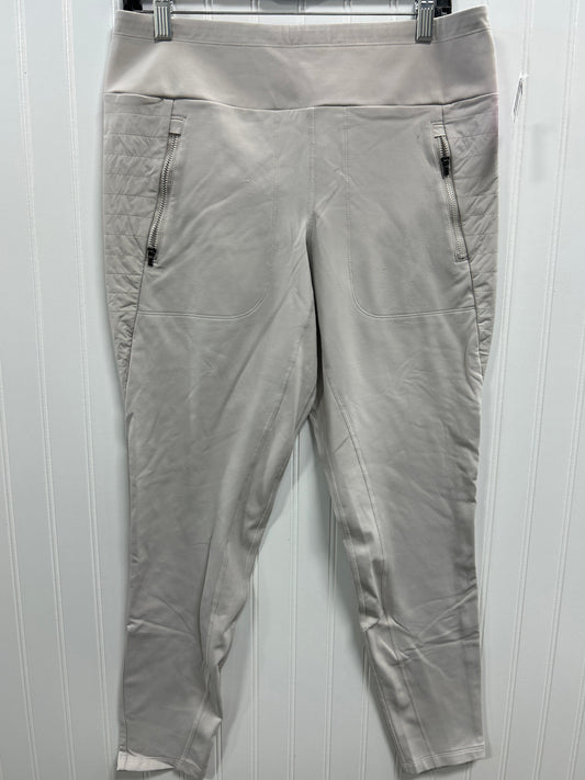 Athletic Leggings By Athleta In Cream, Size:L