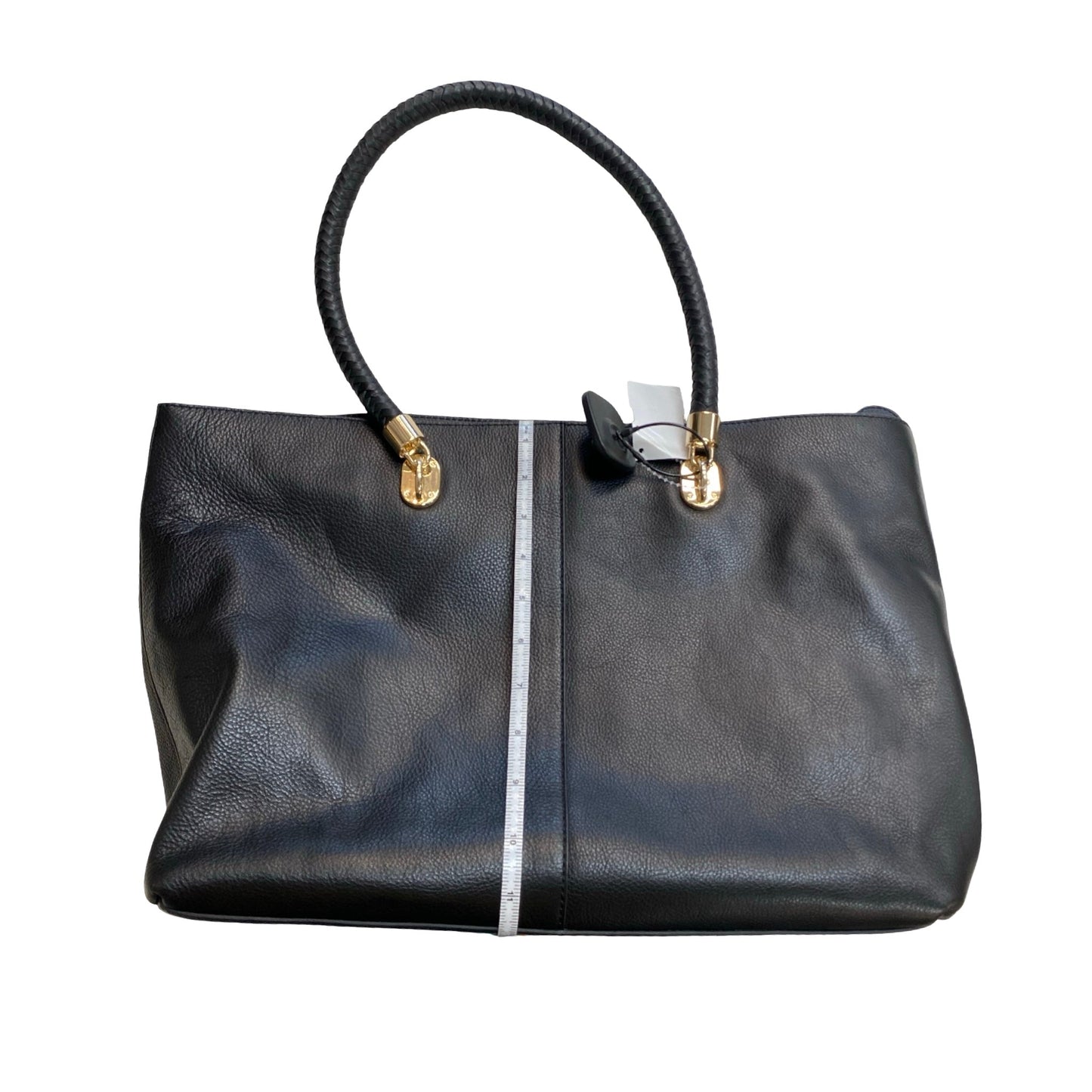 Handbag Leather By Cole-Haan In Black, Size:Large