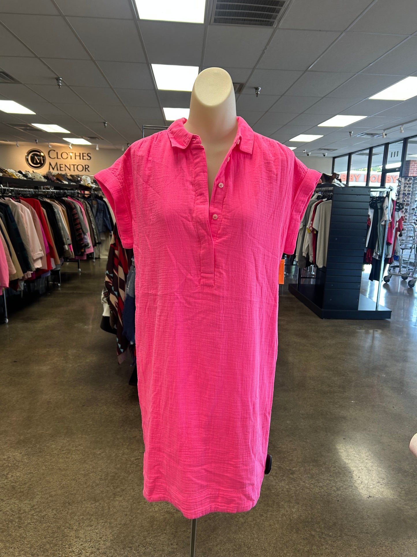 Dress Casual Short By Vineyard Vines In Pink, Size:S