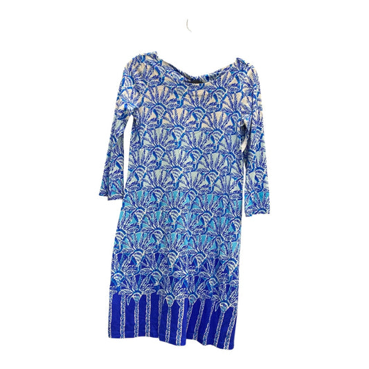 Dress Designer By Lilly Pulitzer In Blue, Size:Xs