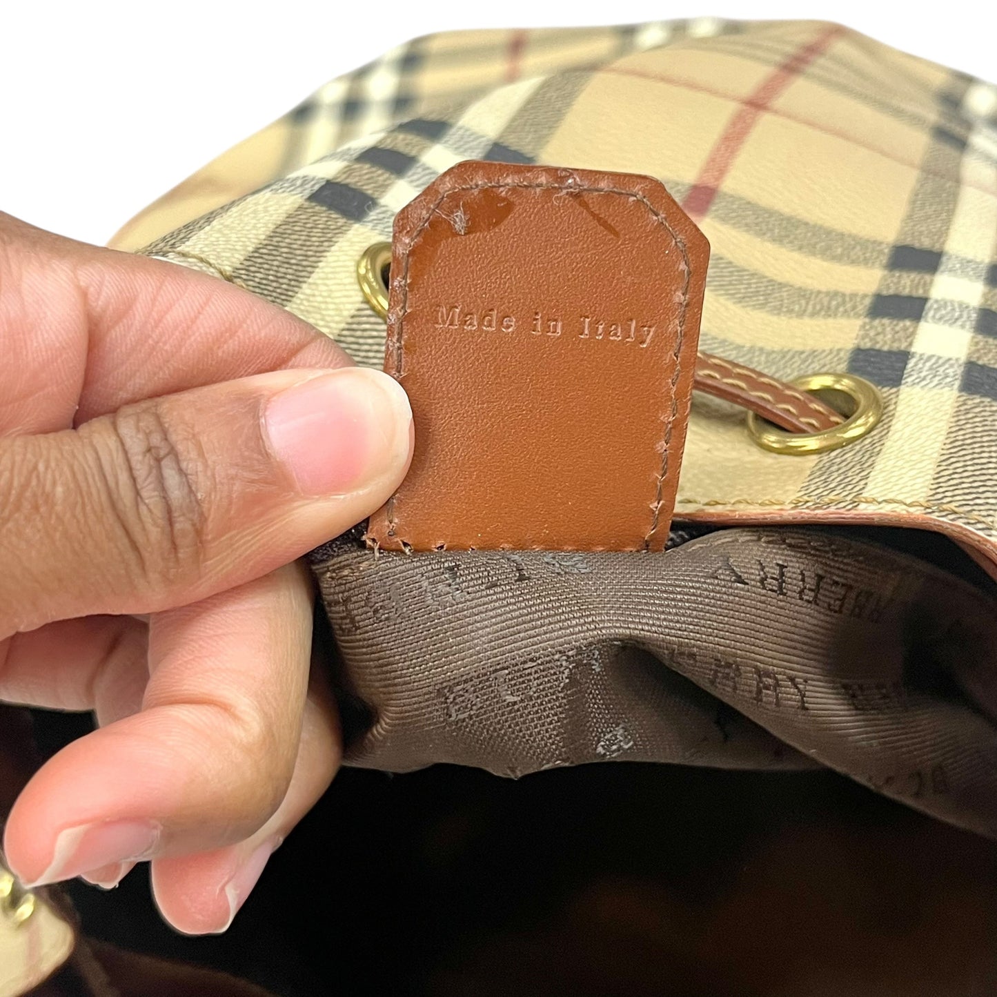 Handbag Luxury Designer By Burberry, Size: Medium