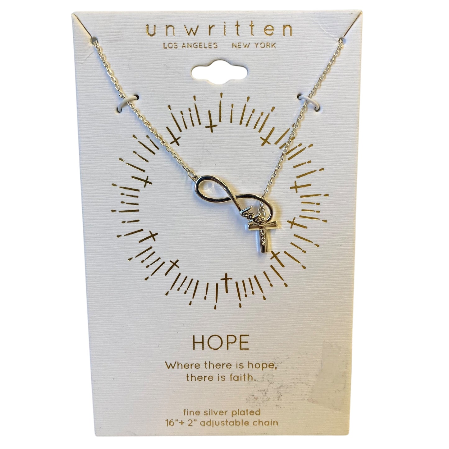 Necklace Other By Unwritten In Silver