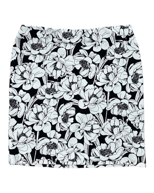 Skirt Midi By Jones Studio In Black & White, Size:Xl