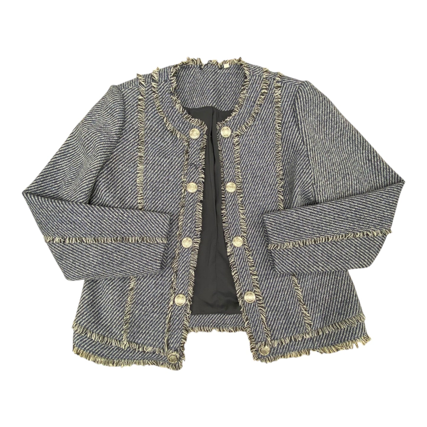 Blazer By Chicos In Blue, Size:4