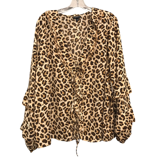 Top Ls By Torrid In Animal Print, Size:2X