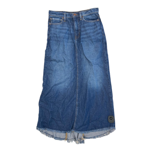 Skirt Designer By Johnny Was In Blue Denim, Size:2