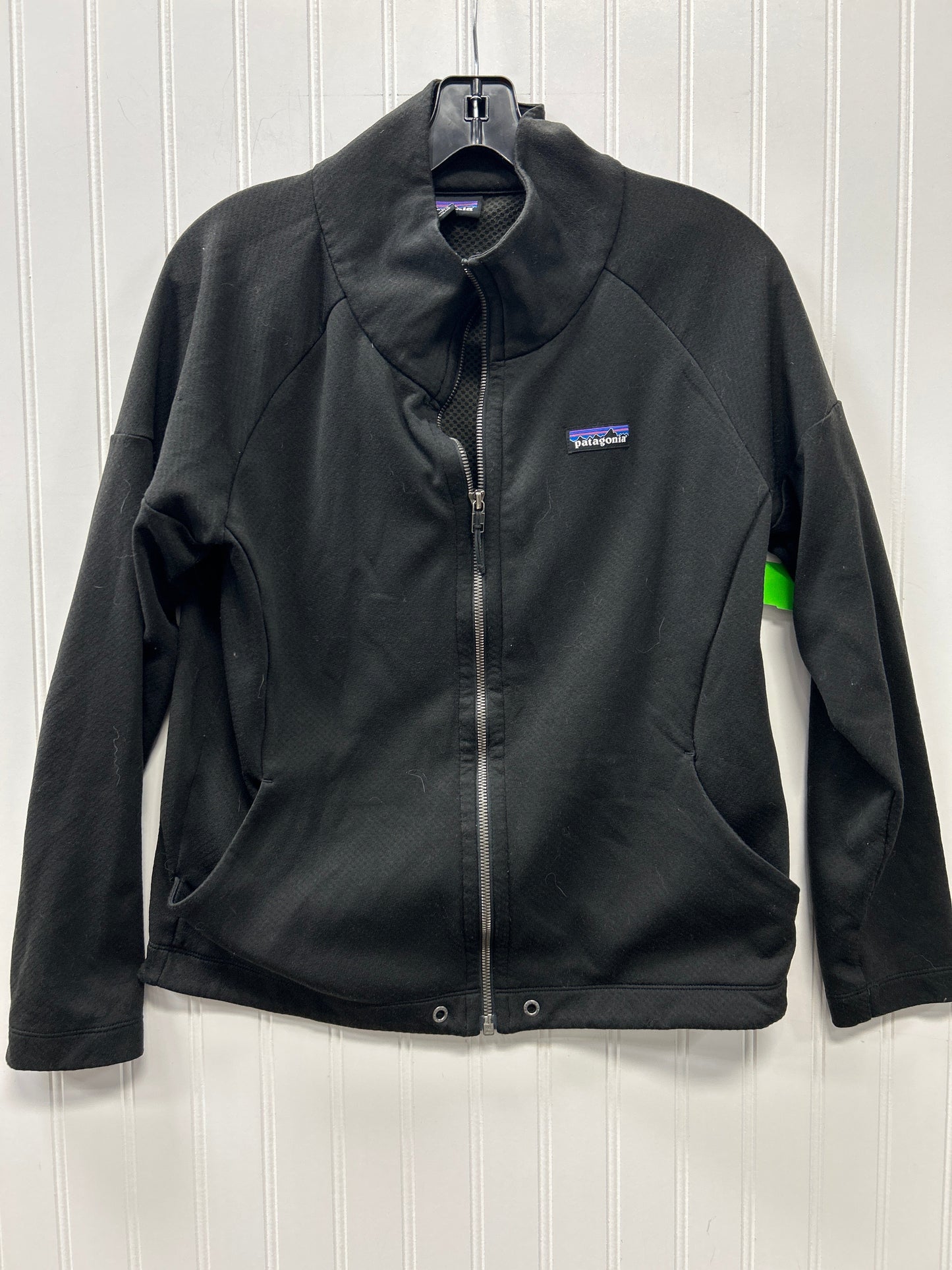 Athletic Jacket By Patagonia In Black, Size:S