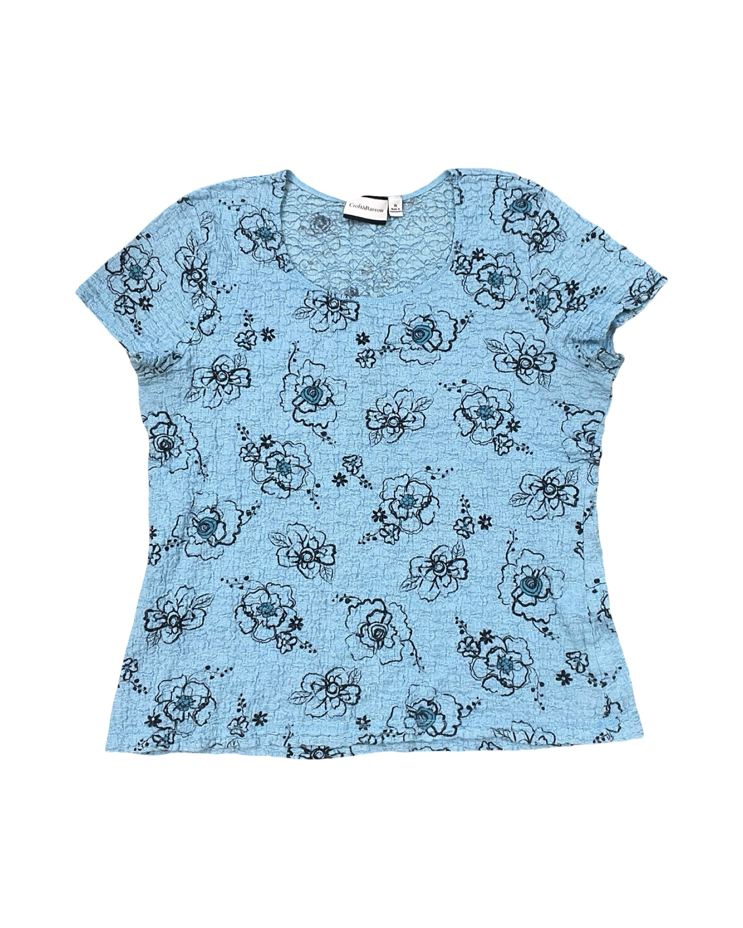 Top Ss By Croft And Barrow In Blue, Size:Xl