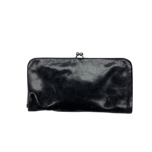 BLACK WALLET LEATHER by HOBO INTL Size:MEDIUM