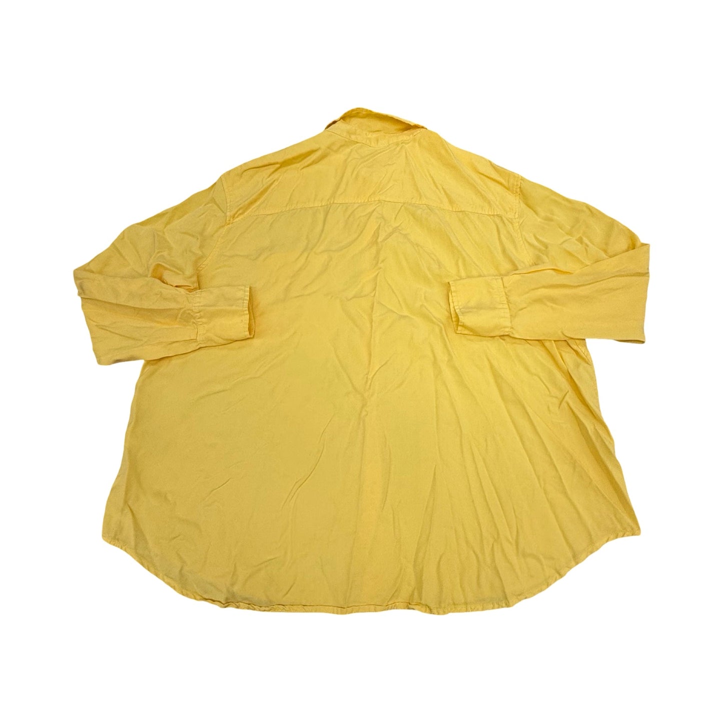 Top Ls By Calvin Klein In Yellow, Size:Xl