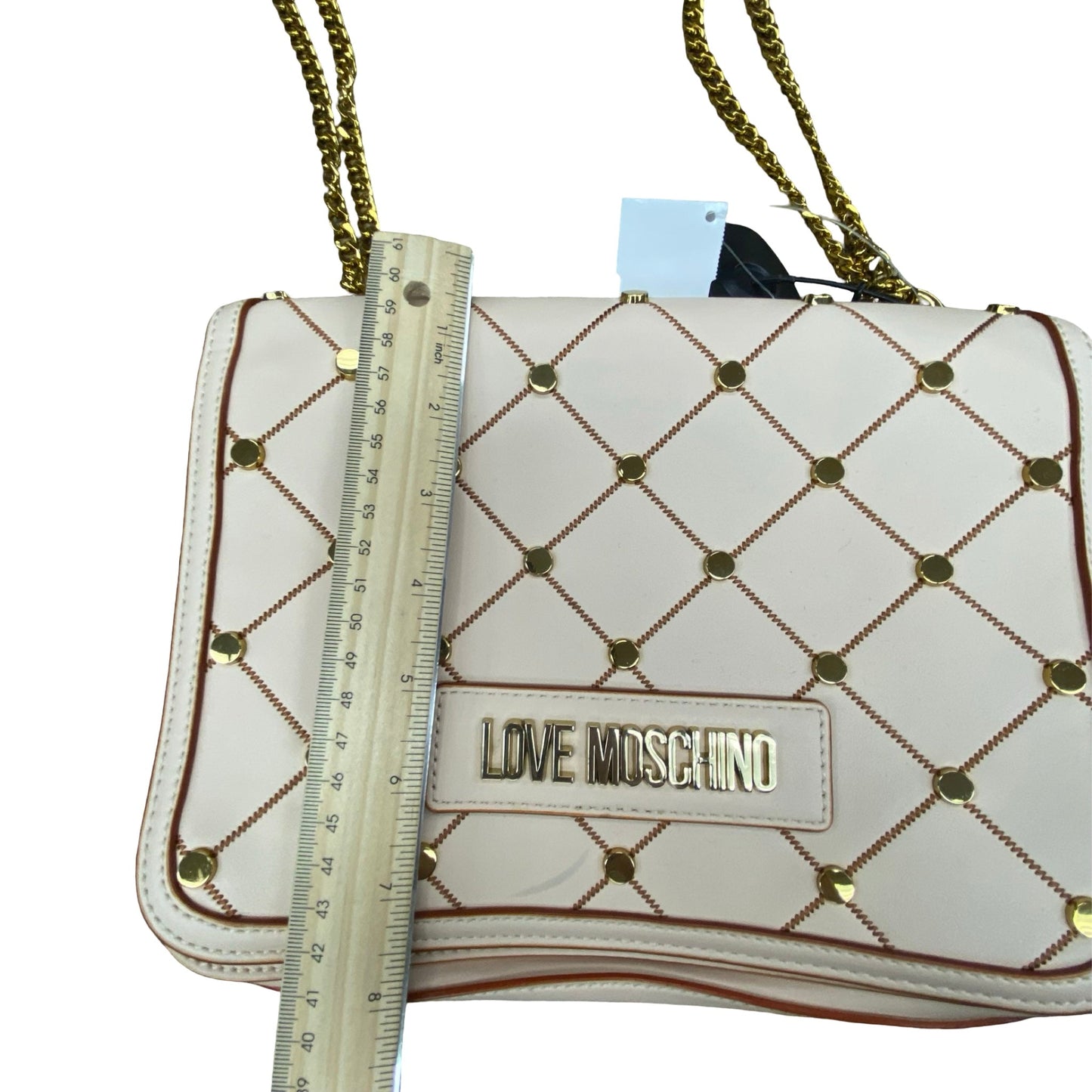 Designer Handbag By Love Moschino In Multi, Size:Medium- As is