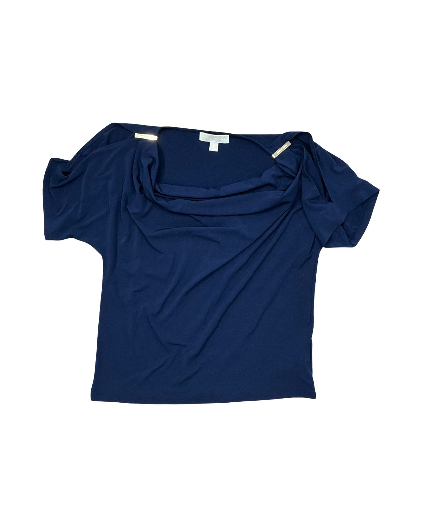 Top Ss By Michael By Michael Kors In Navy, Size:M