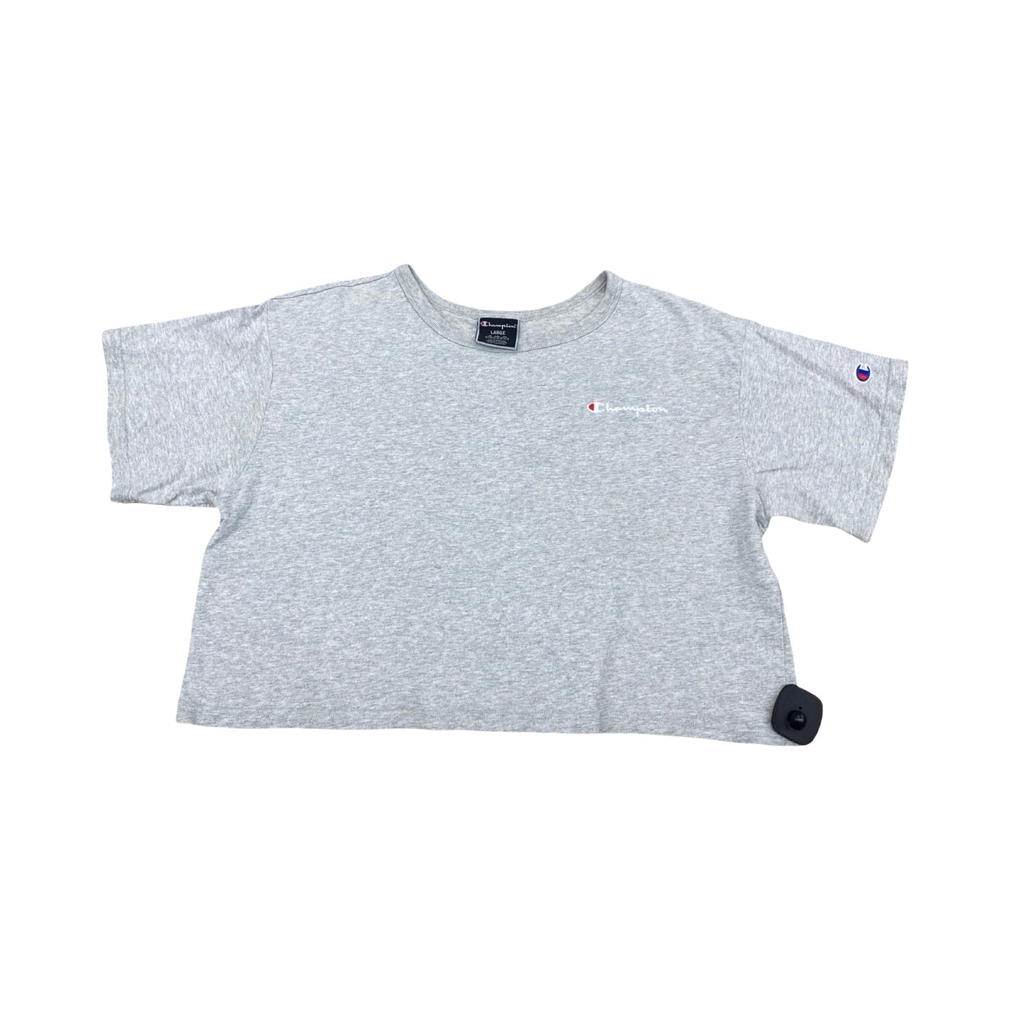 Athletic Top Ss By Champion In Grey, Size:L