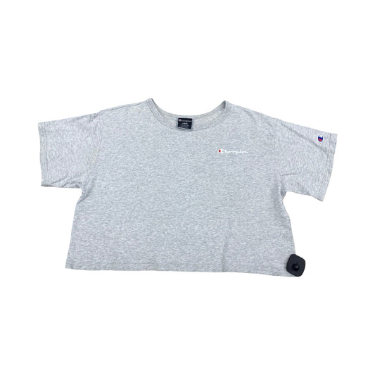 Athletic Top Ss By Champion In Grey, Size:L