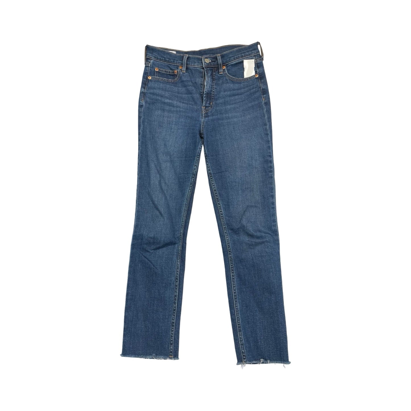 Jeans Straight By Gap In Blue Denim, Size:4