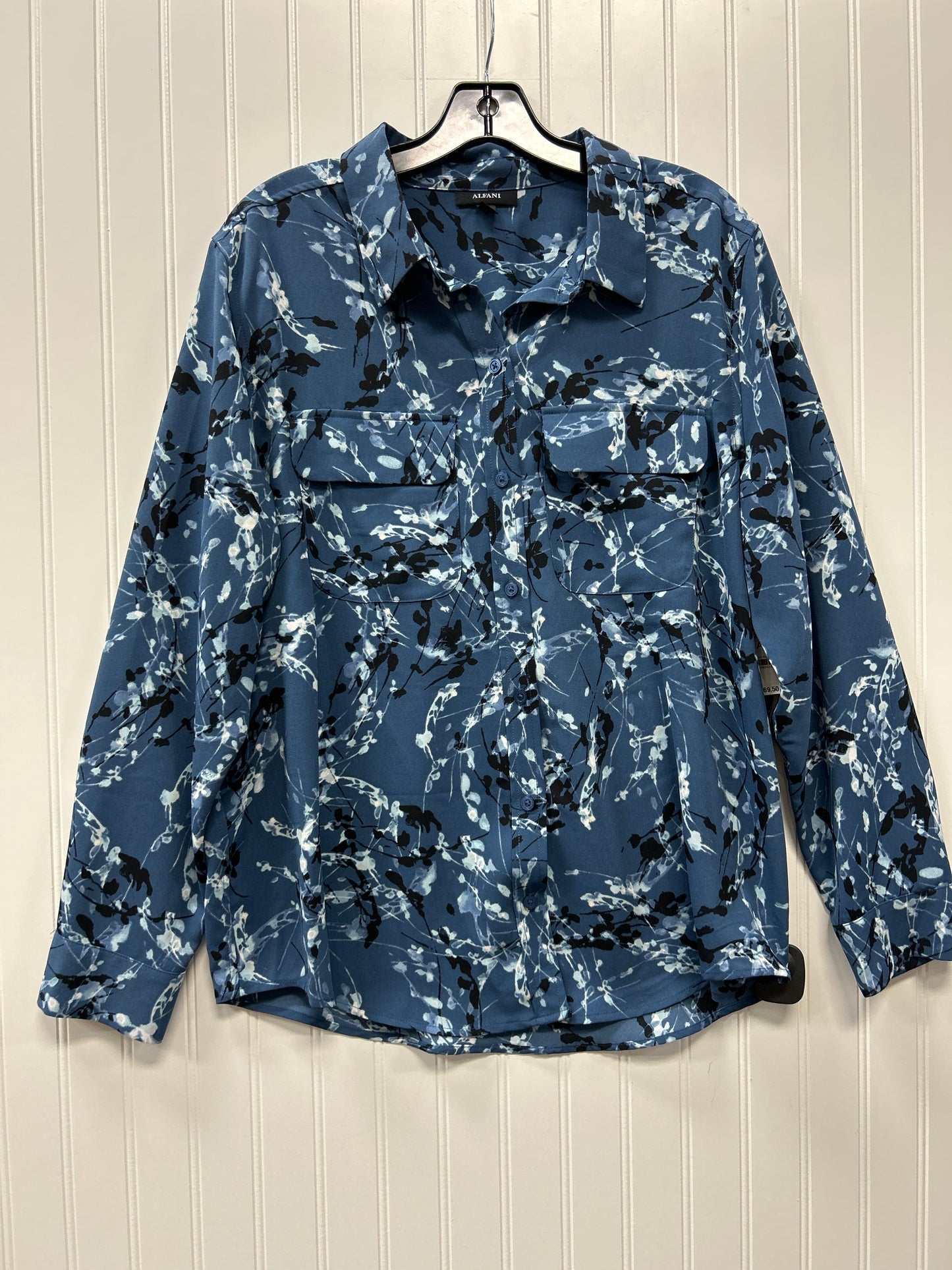 Top Ls By Alfani In Blue, Size:Xl