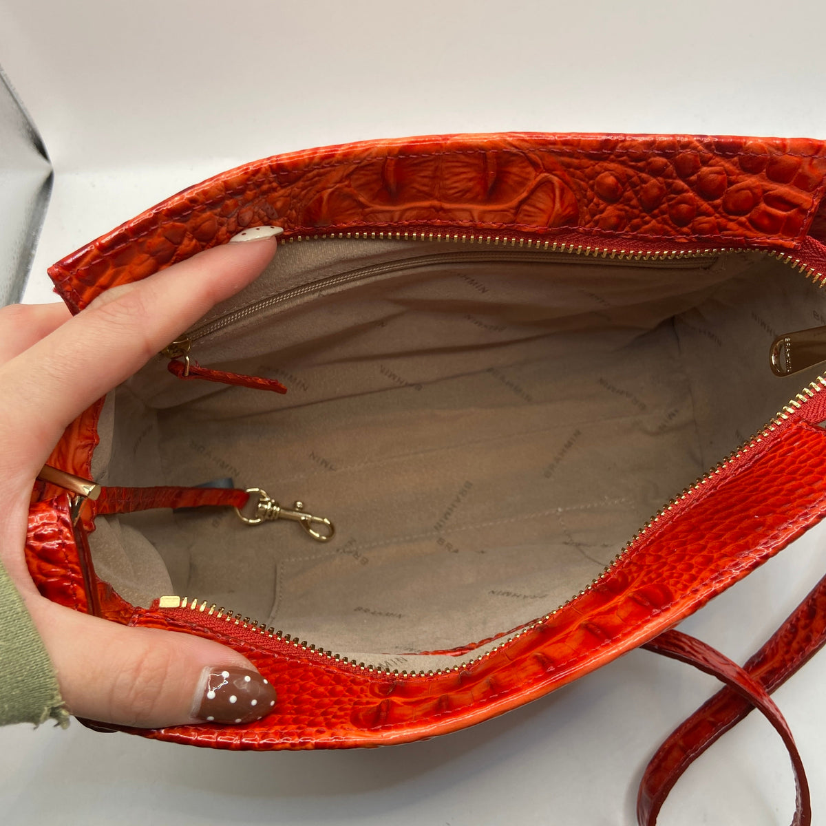 Crossbody Designer By Brahmin, Size: Small