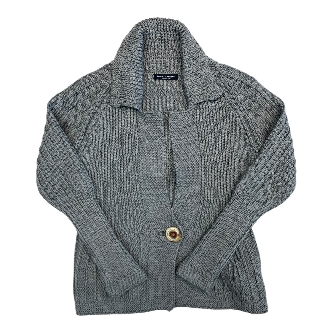 Sweater Cardigan By Cmc In Grey, Size:M