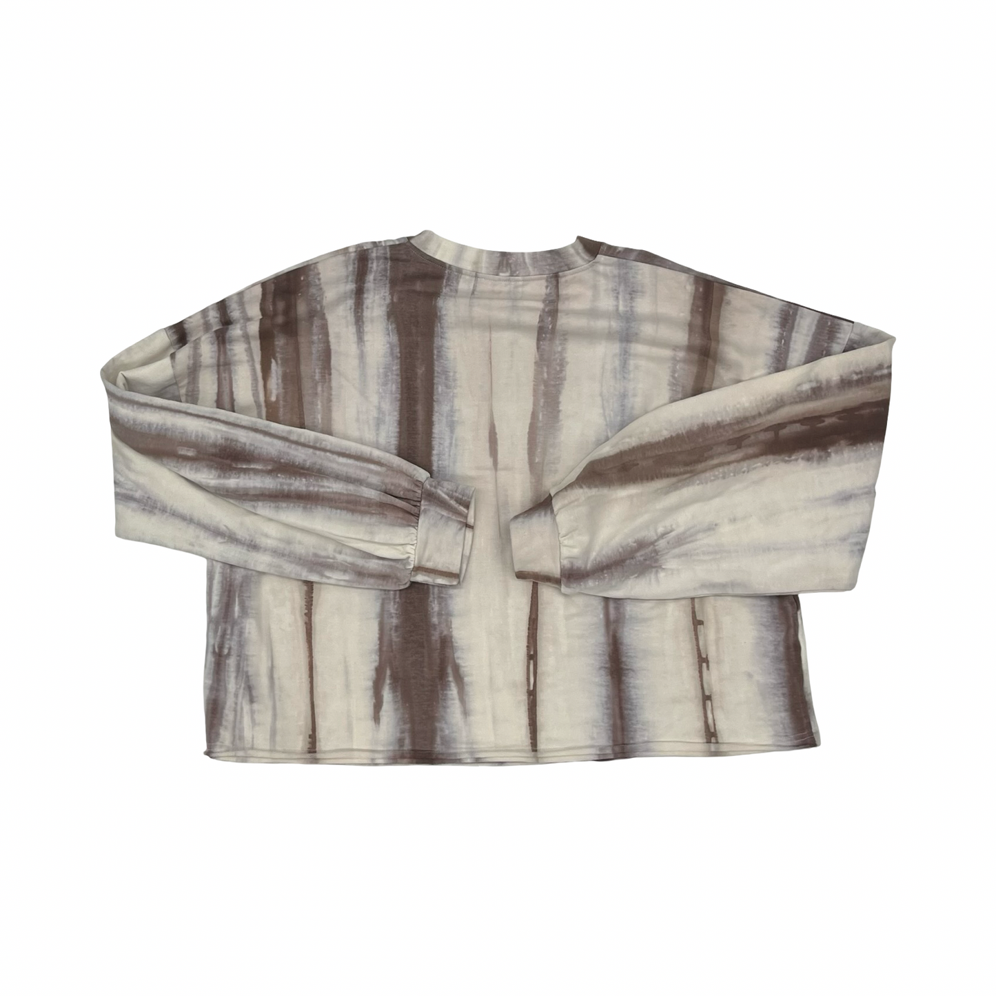 Top Ls By Entro In Brown & Cream, Size:M