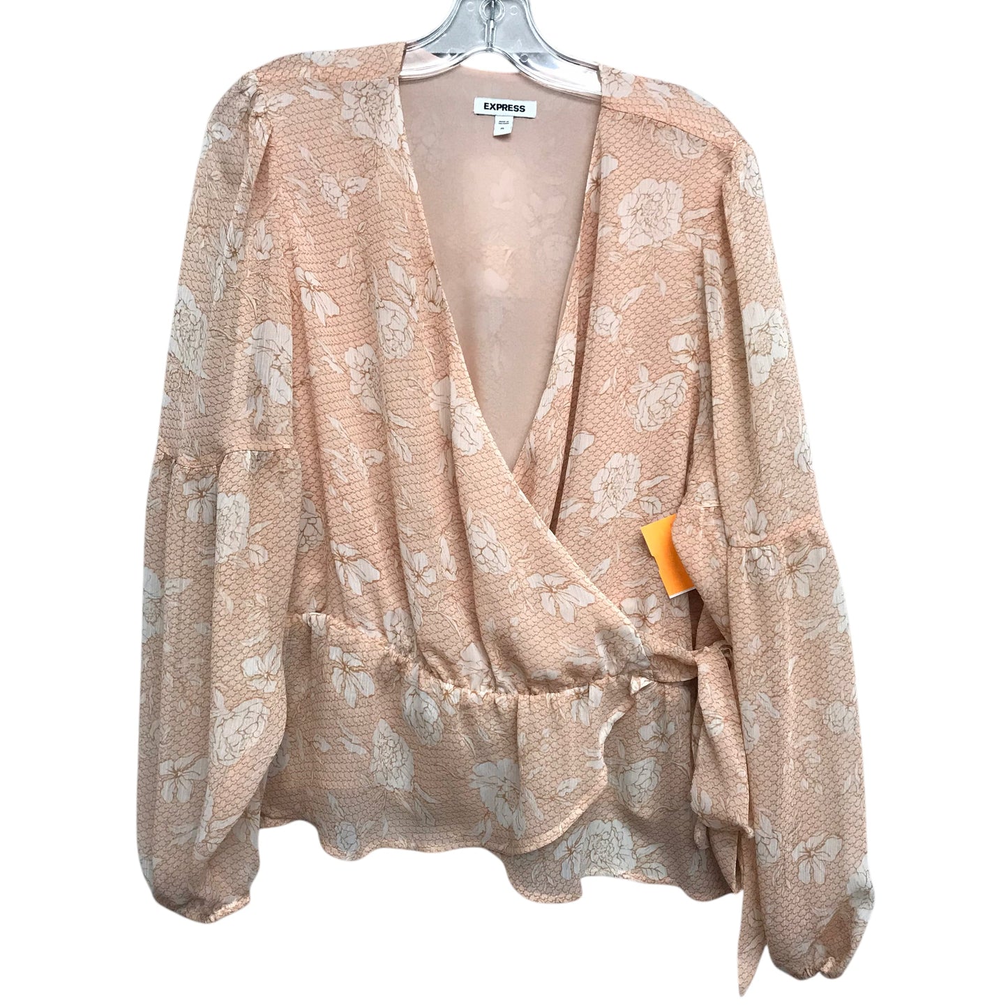 Top Ls By Express In Orange, Size:Xl