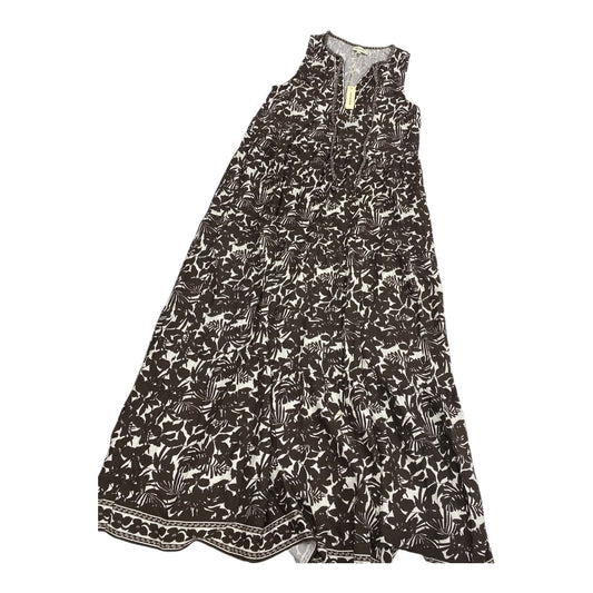 Dress Casual Maxi By Max Studio In Brown & White, Size:Xs