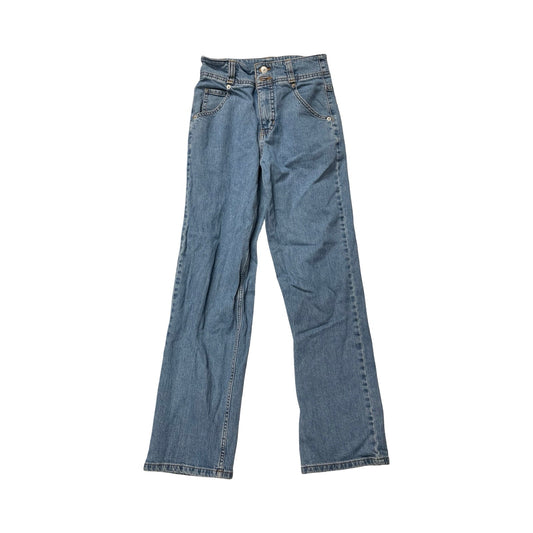 Jeans Straight By Banana Republic In Blue Denim, Size:0