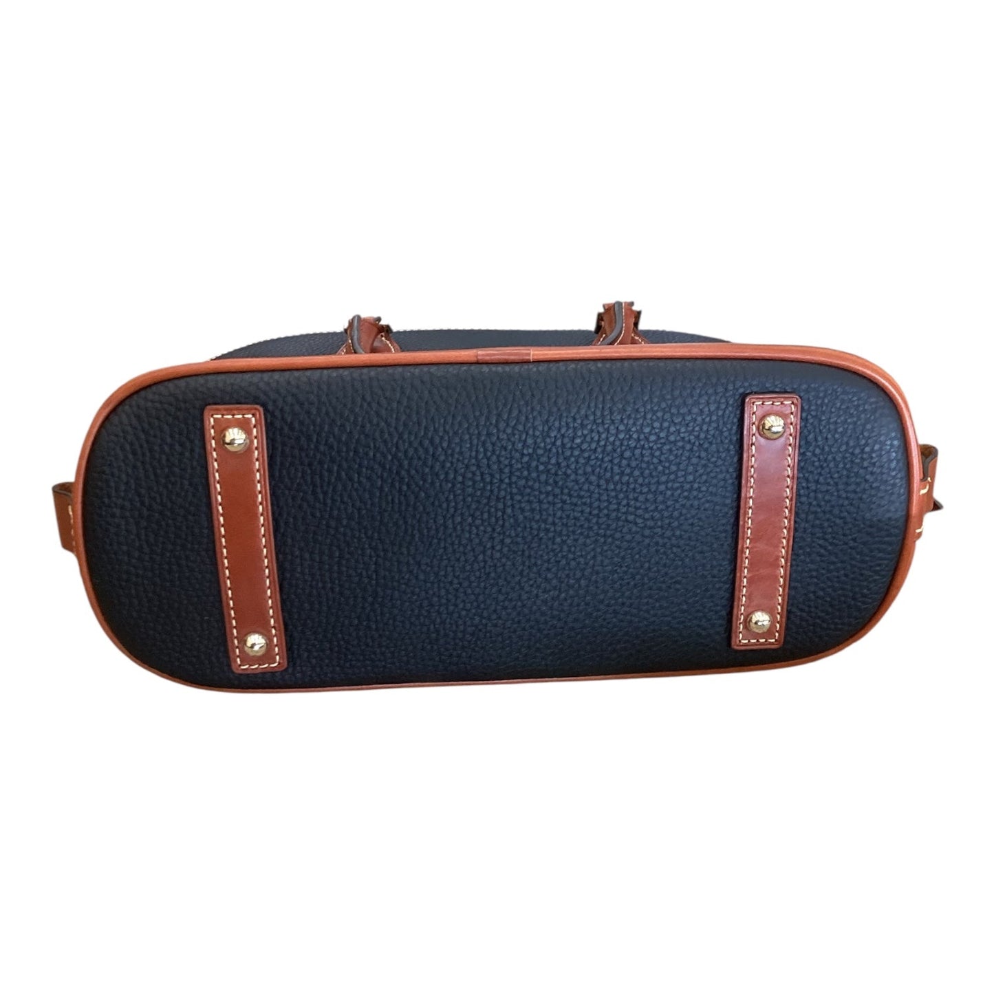 Handbag Designer By Dooney And Bourke In Black & Brown, Size:Medium