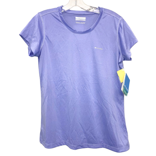 Athletic Top Ss By Columbia In Purple, Size:M