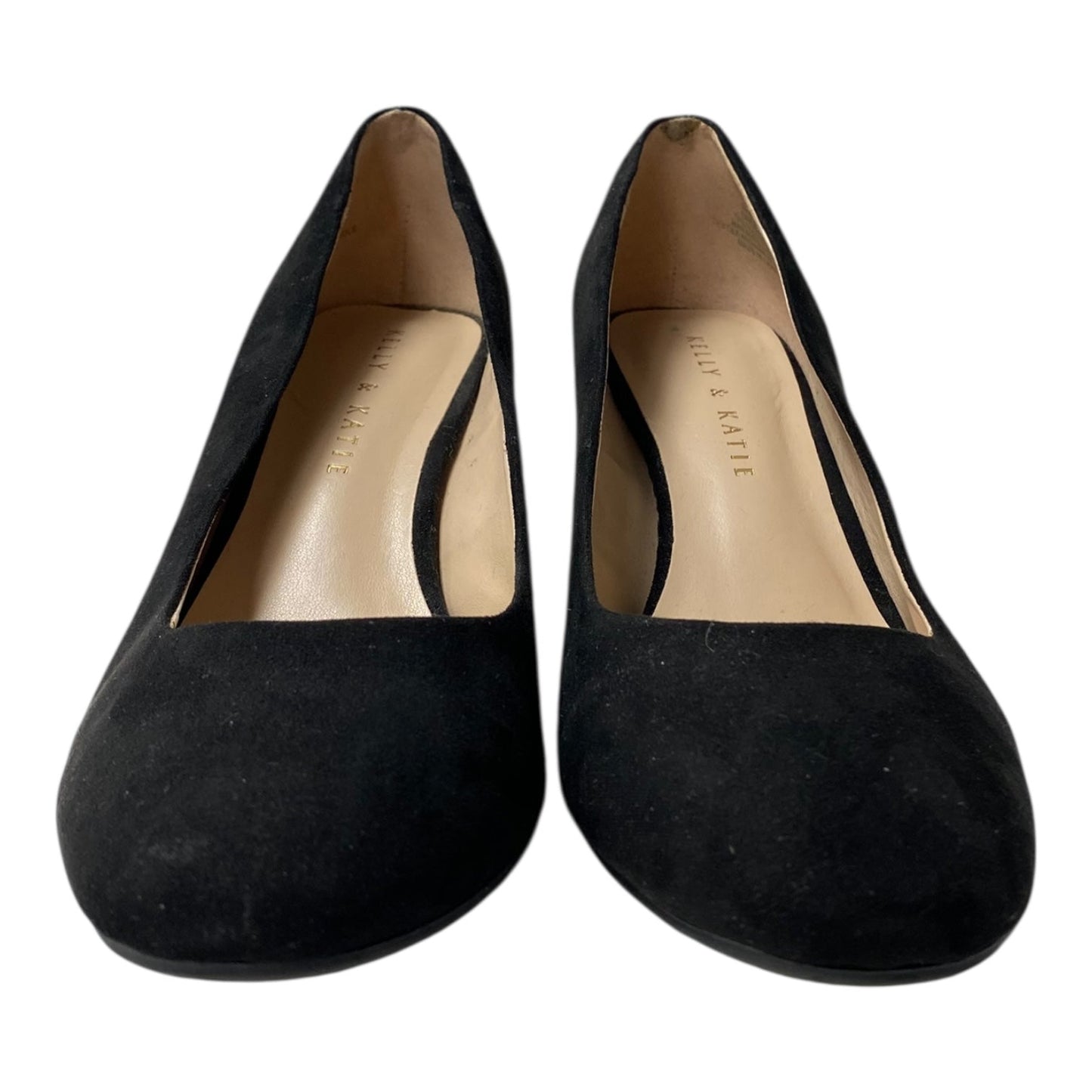 Shoes Heels Block By Kelly And Katie In Black, Size:8