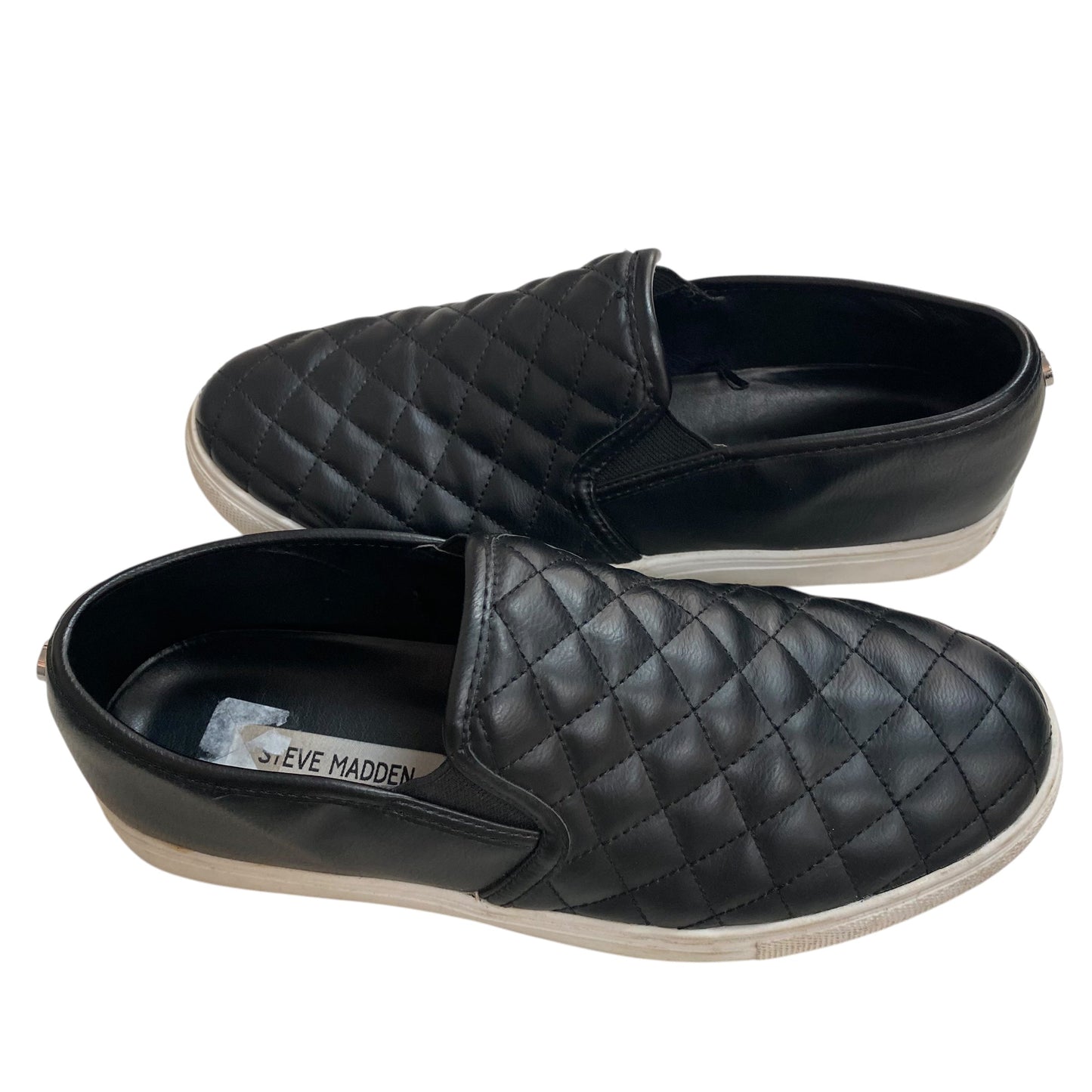 Shoes Flats By Steve Madden In Black, Size:9