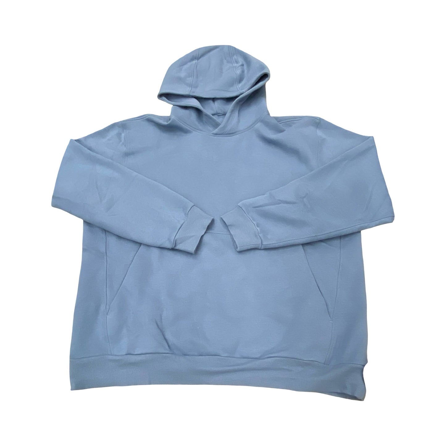 Athletic Sweatshirt Hoodie By Lululemon In Blue, Size:L