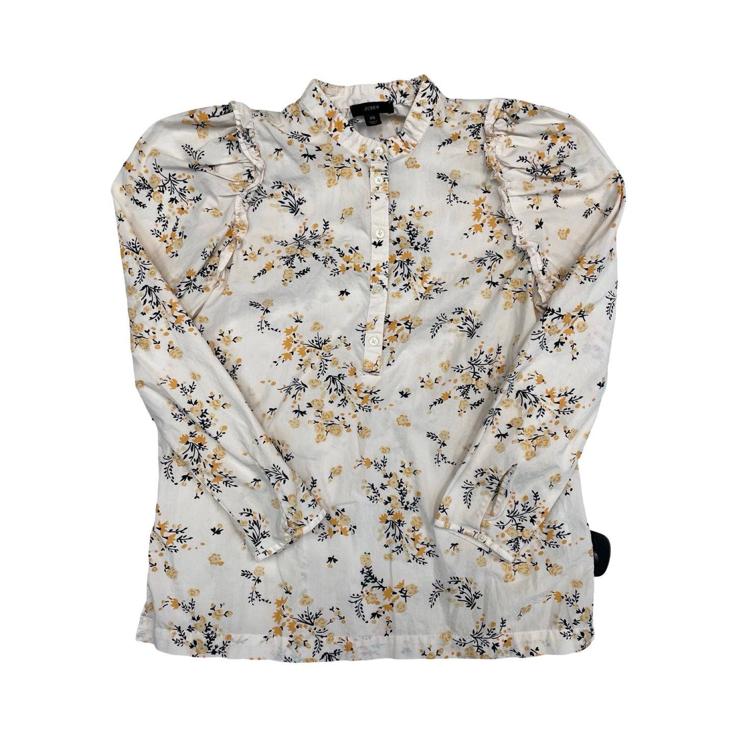 Top Ls By J. Crew In Floral Print, Size:Xs