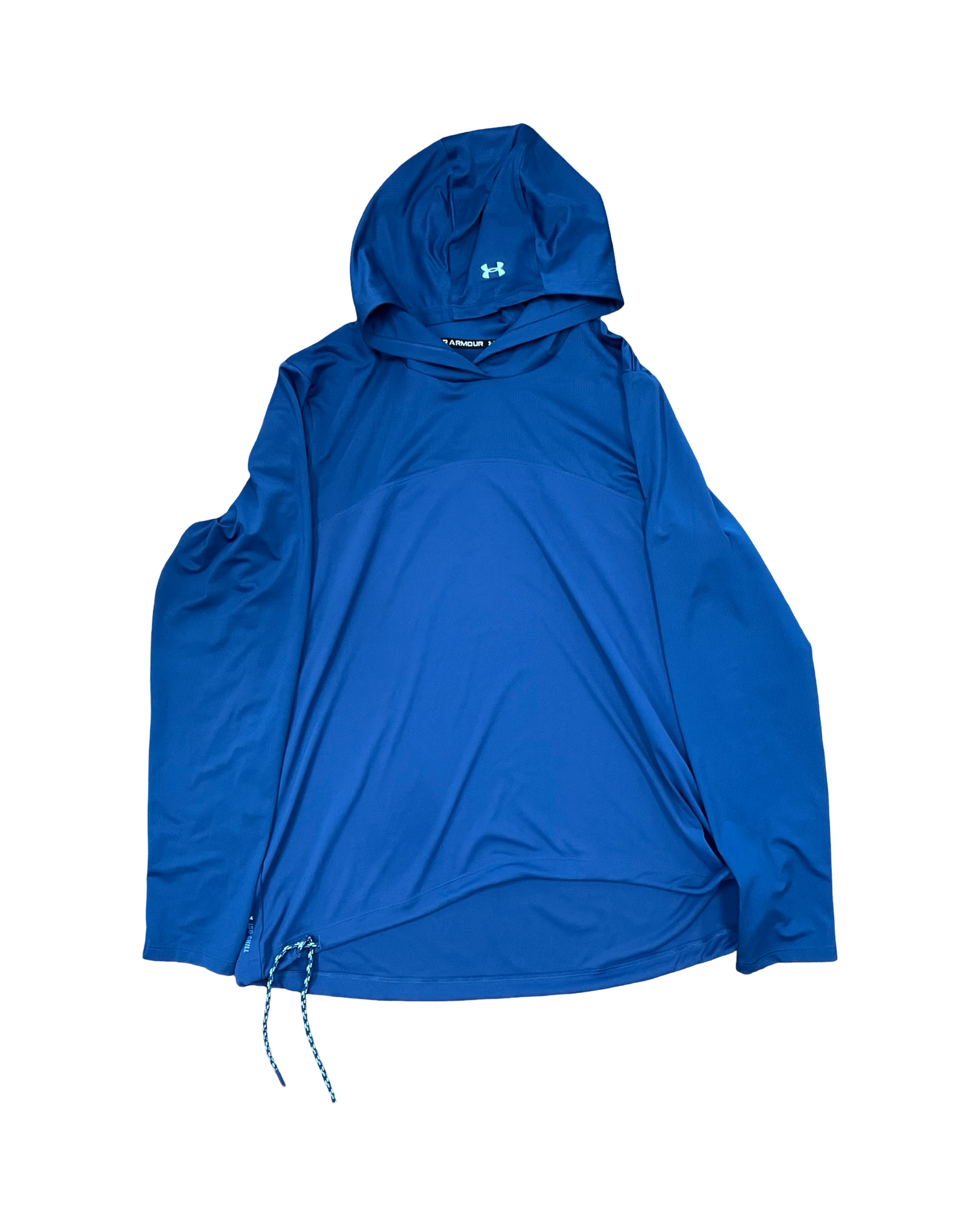 Athletic Top Ls Collar By Under Armour In Blue, Size:Xl