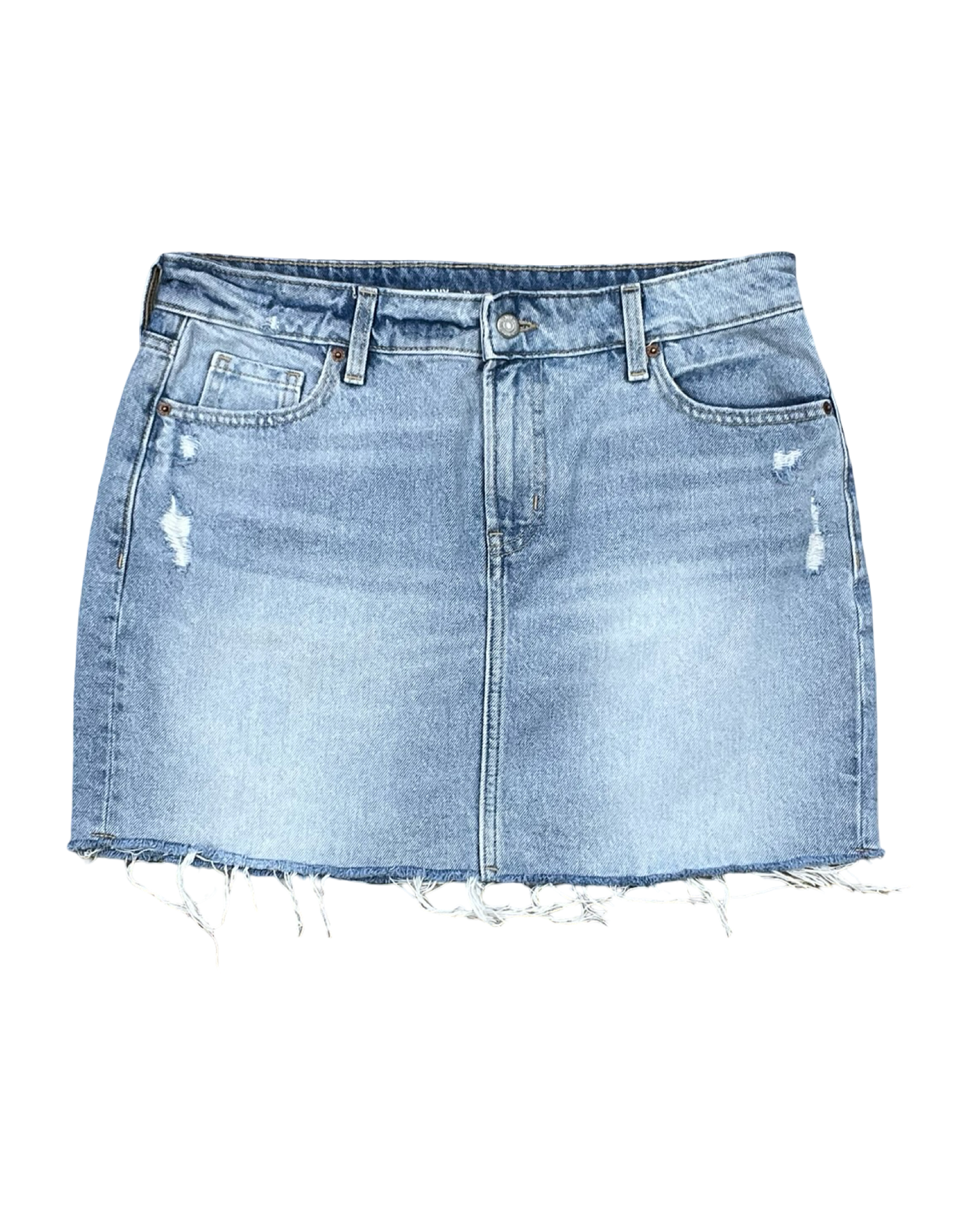 Skirt Midi By Old Navy In Blue Denim, Size:10